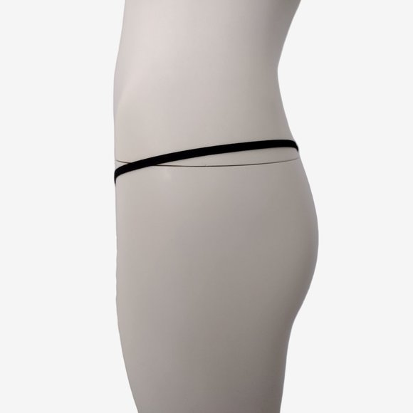 Adore Me Black Sheer Mesh Nylon G String Thong Panty Size S - Picture 5 of 13
